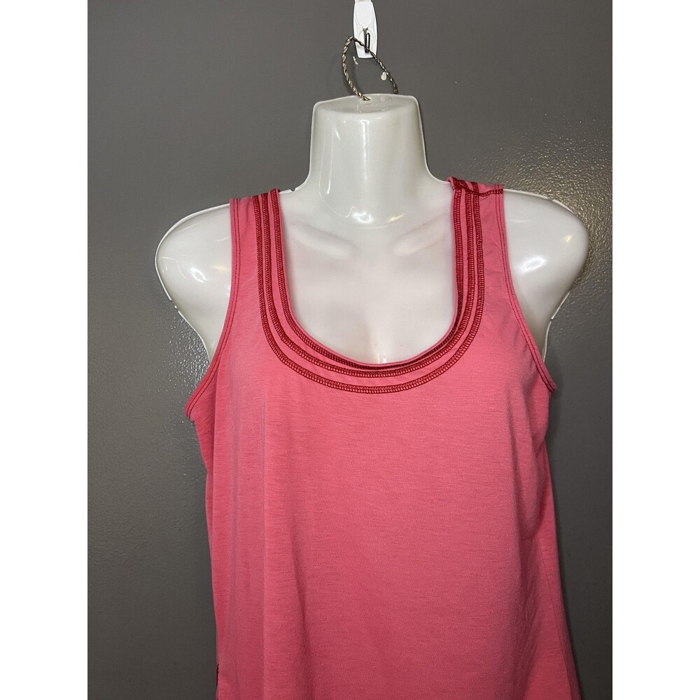 ISIS Tank Top Womens Small Pink Scoop Neck Dri-Release Lightweight Running